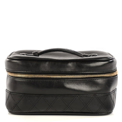 Chanel Lambskin Vanity Cosmetic Bag Black 1 of 7