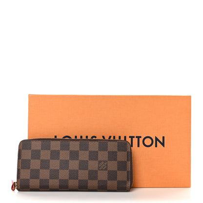Louis Vuitton Damier Ebene Clemence Wallet Cherry 11 of 11