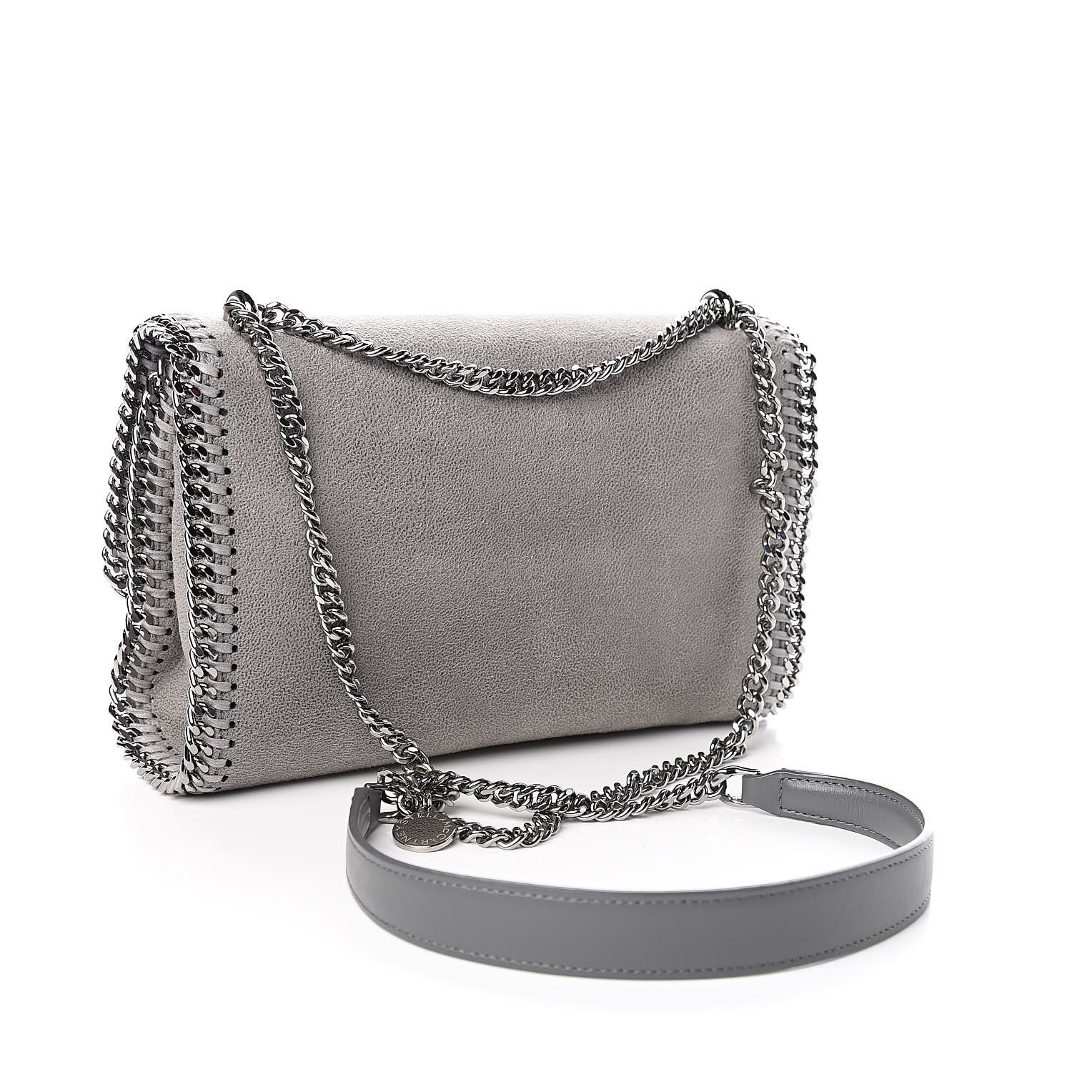 Stella McCartney Shaggy Deer Falabella Messenger Grey 3 of 9