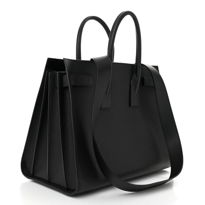 Saint Laurent Grained Calfskin Large Sac De Jour Carryall Black 3 of 9