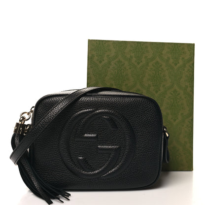 Gucci Pebbled Calfskin Small Soho Disco Bag Black 11 of 11