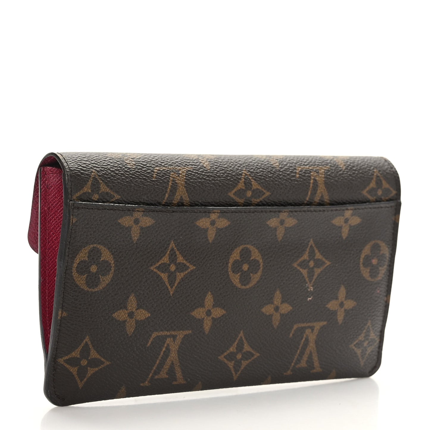 LOUIS VUITTON Monogram Jeanne Wallet Fuchsia