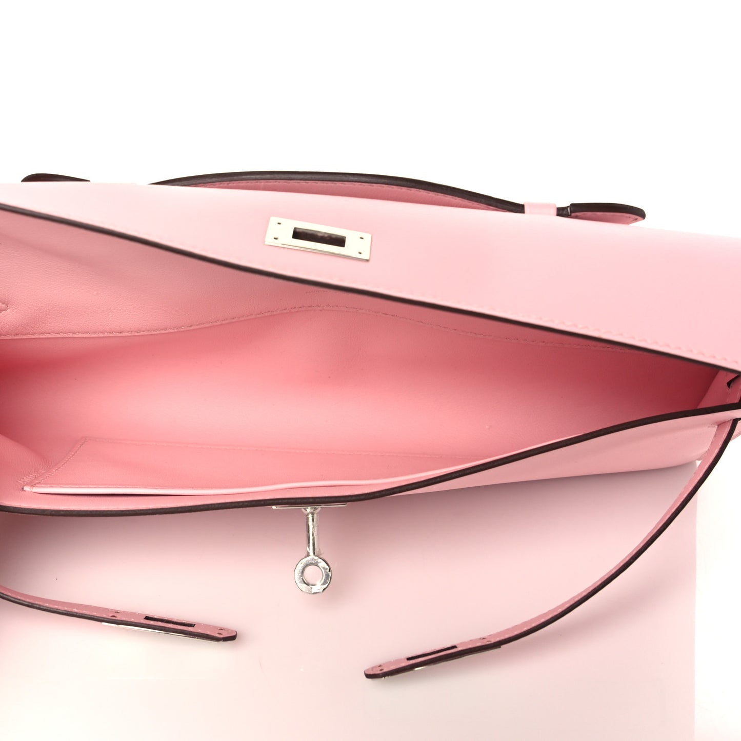Swift Kelly Cut Clutch Pochette Rose Sakura
