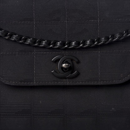 Chanel Nylon Mini Travel Accordion Flap Black 8 of 8