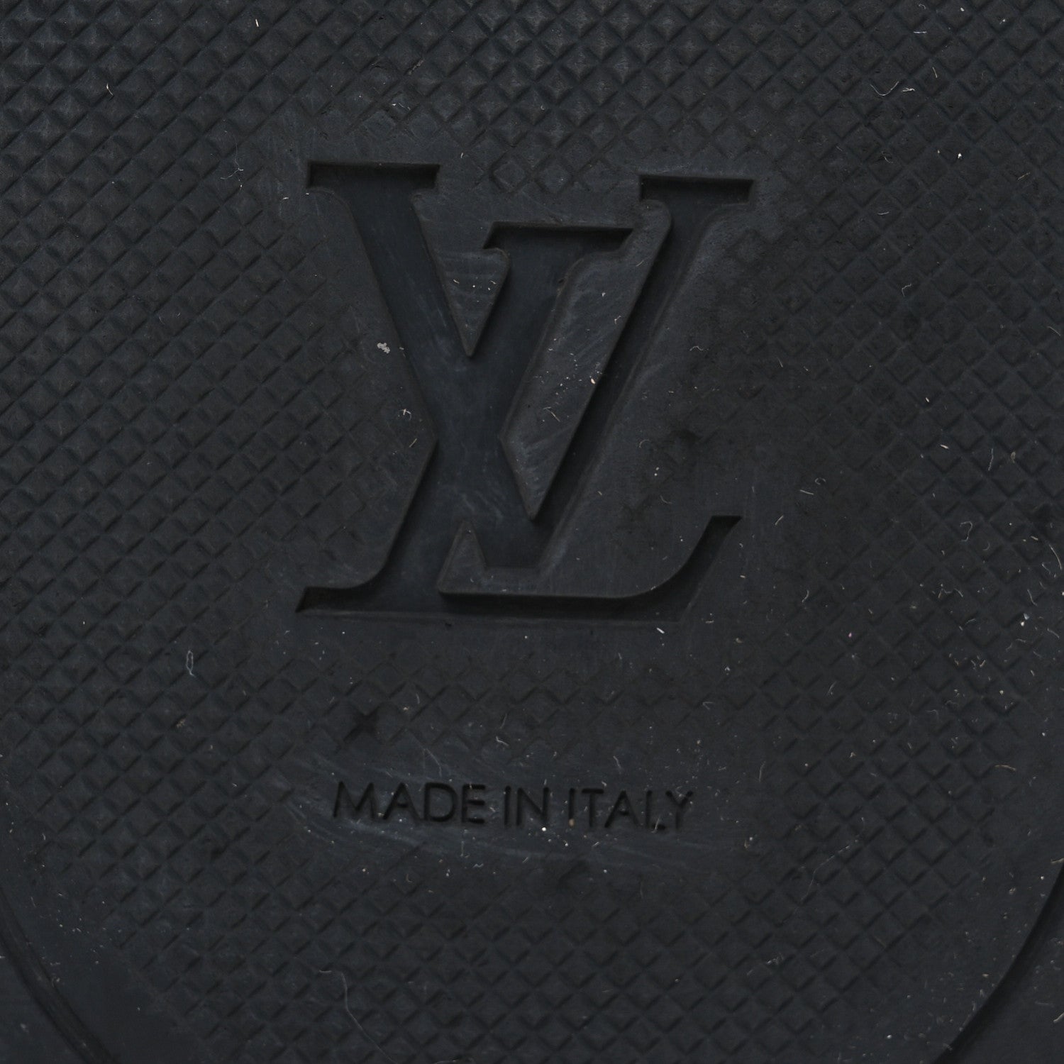 Louis Vuitton Rubber Monogram Eclipse Mens Waterfront Mules 9 Black 8 of 10