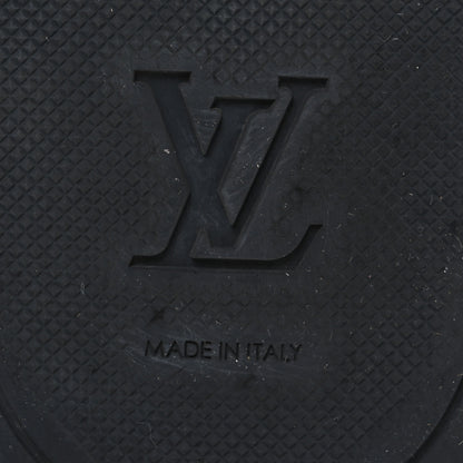 Louis Vuitton Rubber Monogram Eclipse Mens Waterfront Mules 9 Black 8 of 10