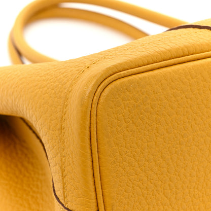 Hermes Vache Country Garden Party 30 TPM Jaune Ambre 12 of 16