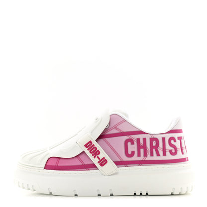 Christian Dior Reflective Fabric Shaded Dior-ID Platform Sneakers 35 Raspberry 1 of 9
