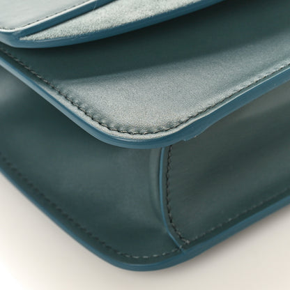 Chloe Calfskin Suede C Clutch With Chain Cloudy Blue 7 of 8