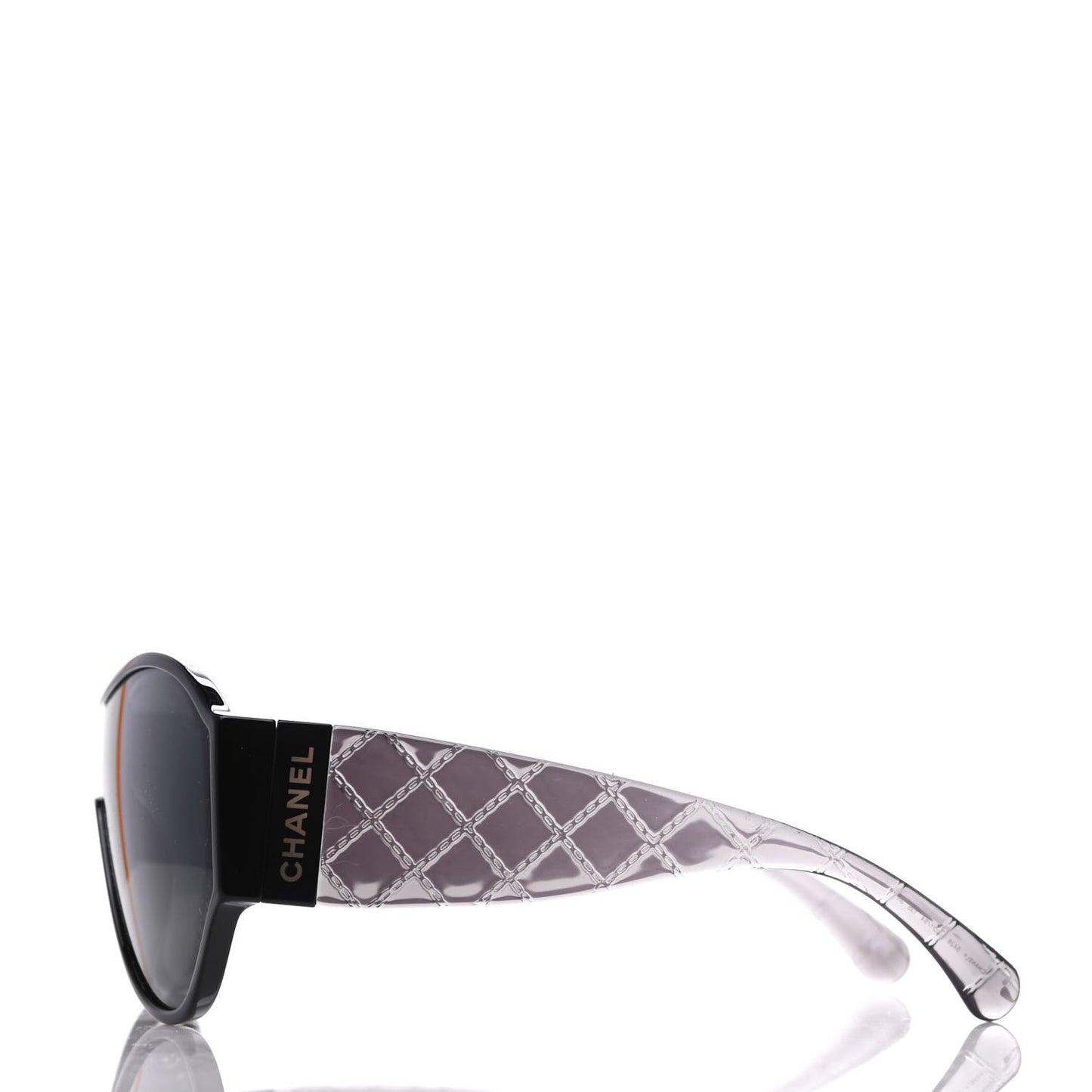Acetate Quilted CC Sunglasses 5426 Black