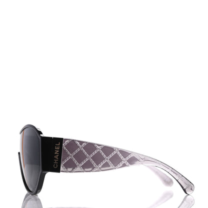Chanel Acetate Quilted CC Sunglasses 5426 Black 3 of 8