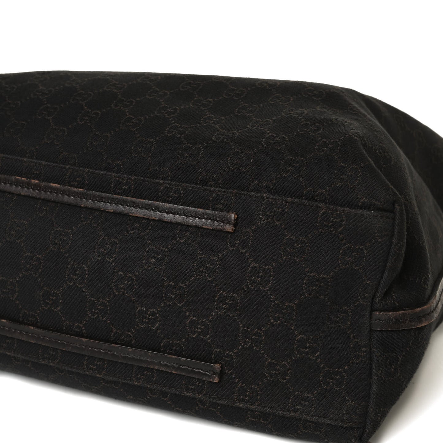 Smooth Calfskin Large Tie Knot Tote Black