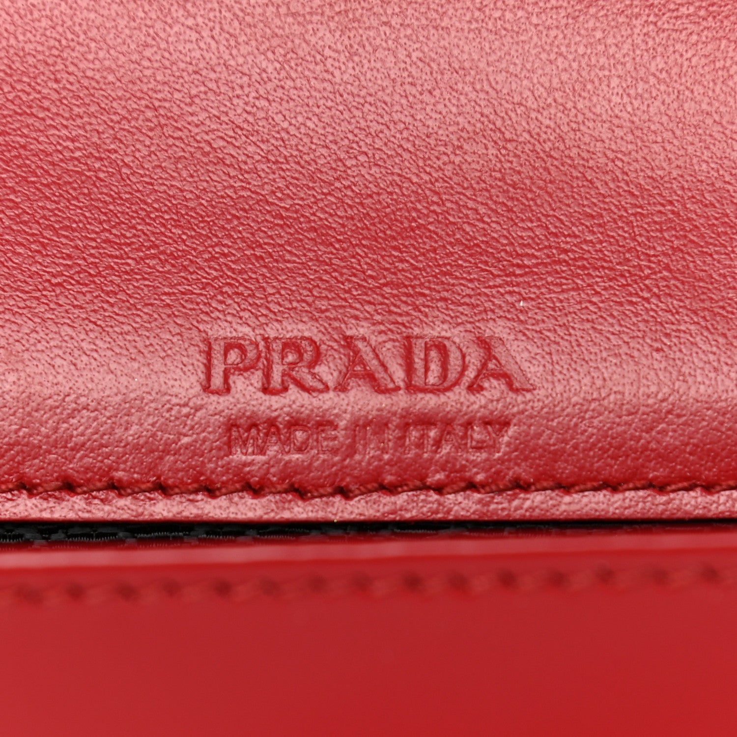 Prada Spazzolato Playing With Cards Case Scarlatto 7 of 9