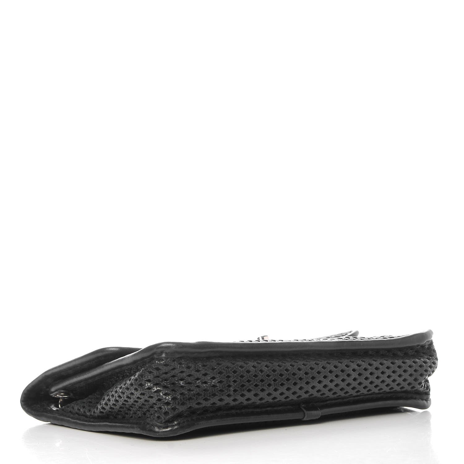 Chanel Metallic Perforated Calfskin Small Up In The Air Flap Black 5 of 9