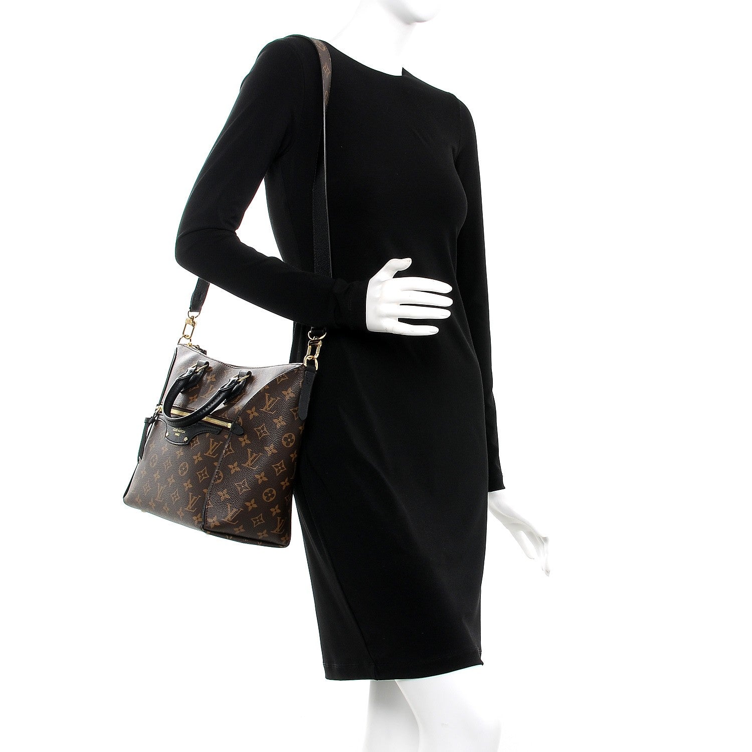 Louis Vuitton Monogram Tournelle PM Black 2 of 8