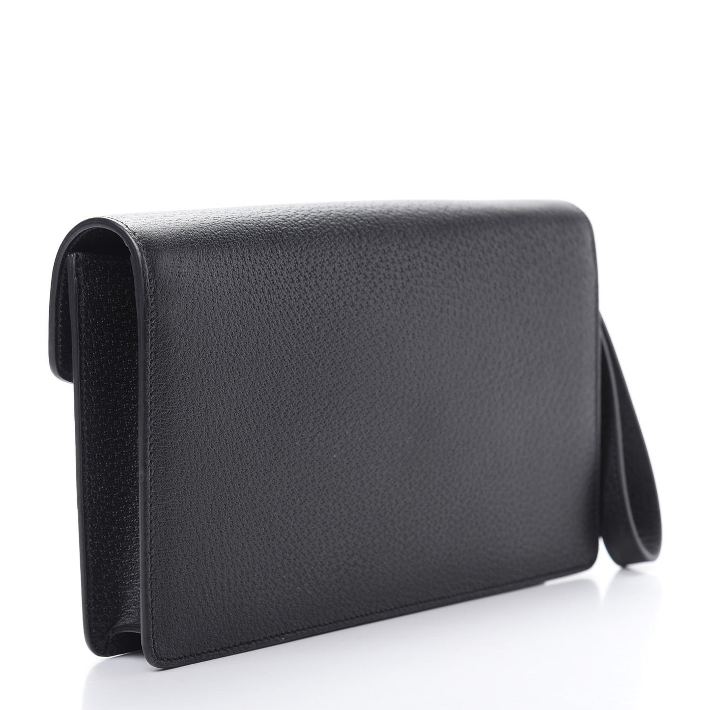 Dollar Calfskin Crystal Dionysus Clutch Wristlet Black Black Diamond