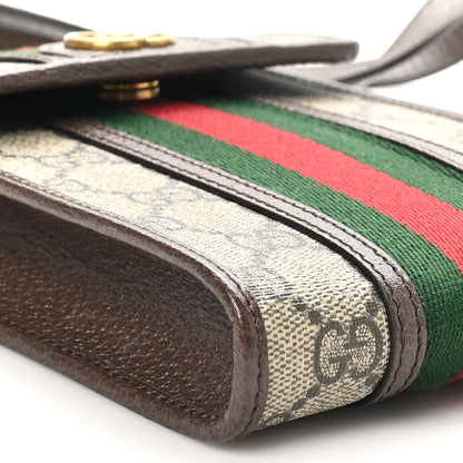 Gucci GG Supreme Monogram Web Mini Ophidia Crossbody Bag Beige New Acero 8 of 10