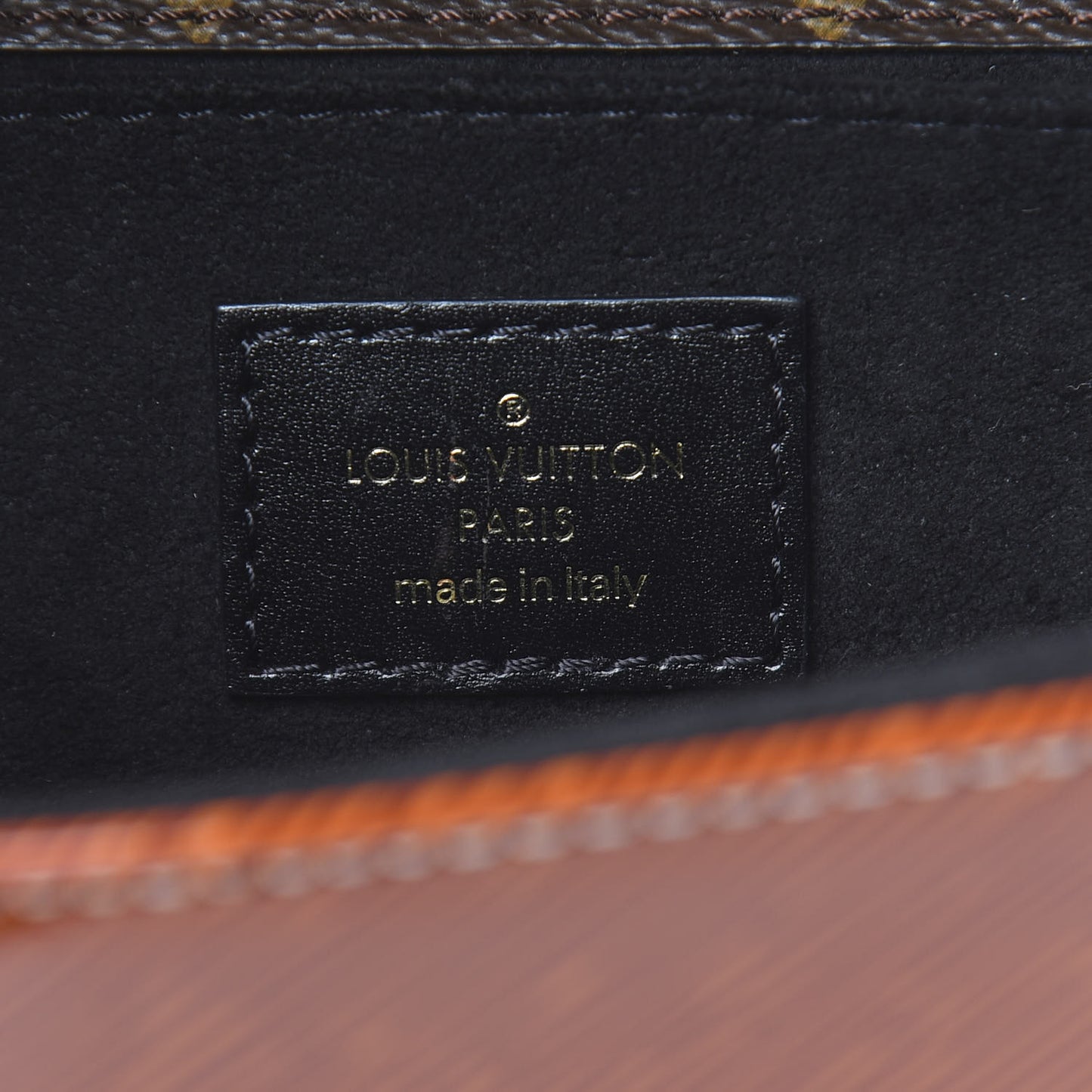 Shiny Epi Monogram Pochette Metis Mini Brown
