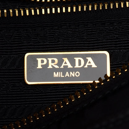 Prada Tessuto Nylon Saffiano Crossbody Bag Black 6 of 8