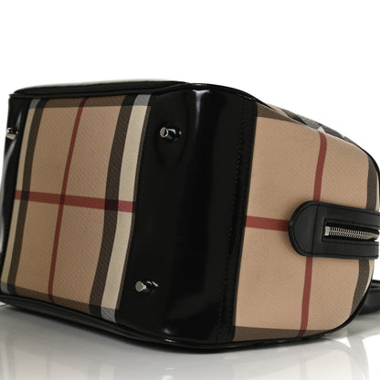 Burberry Nova Check Bowling Bag Black 9 of 12