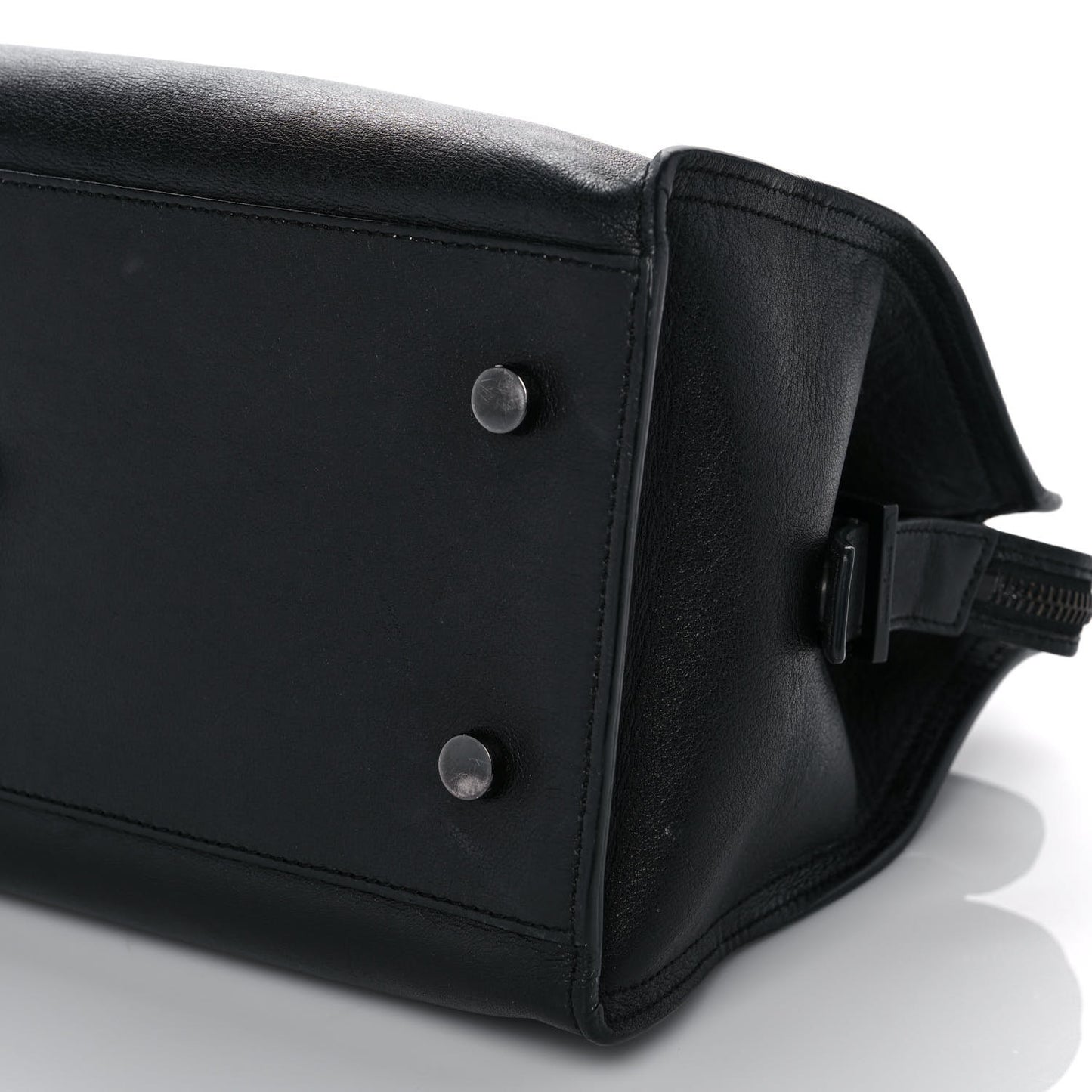 Calfskin Small Monogram Cabas Black