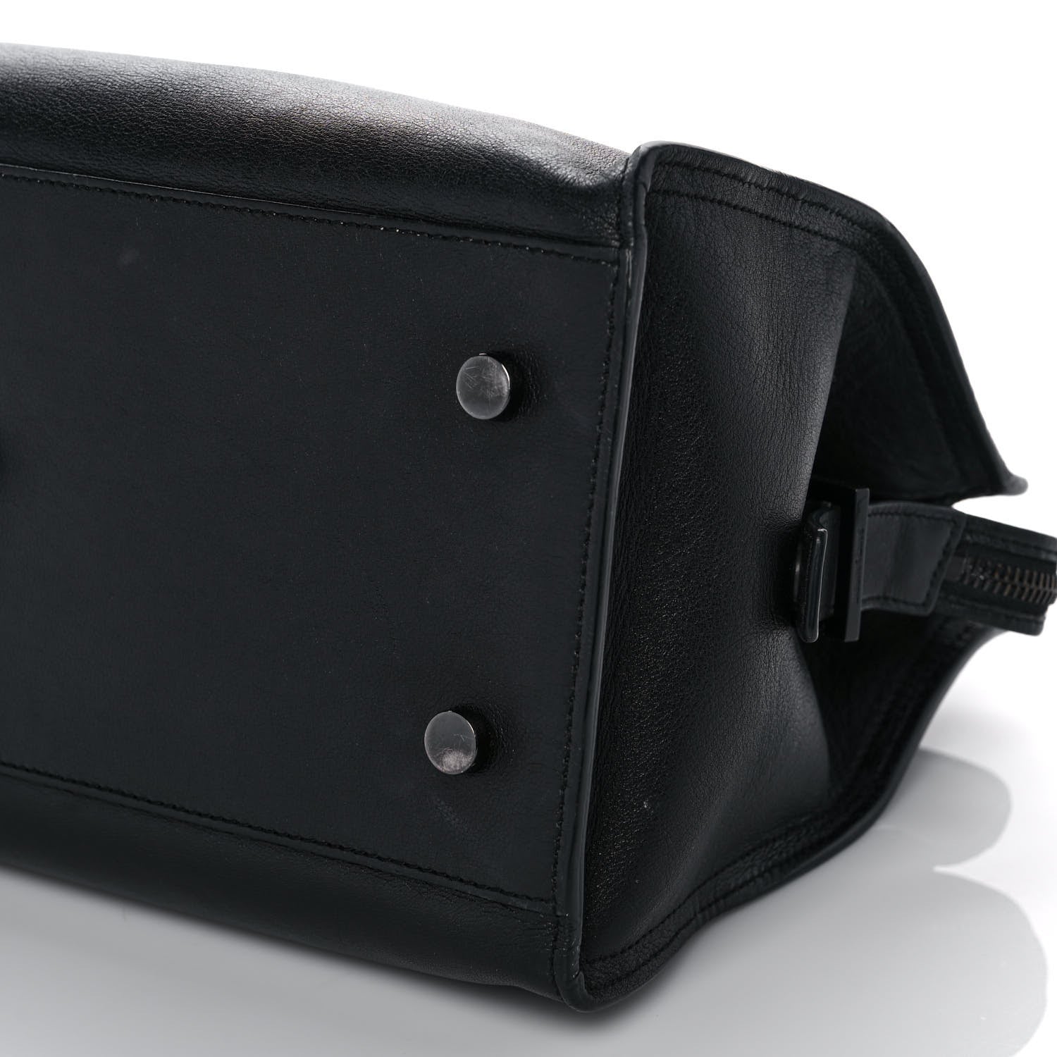 Saint Laurent Calfskin Small Monogram Cabas Black 9 of 12