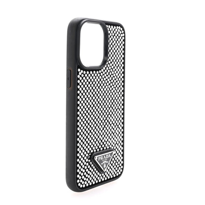 Prada Satin Crystal iPhone 14 Pro Max Case Cristal 3 of 6