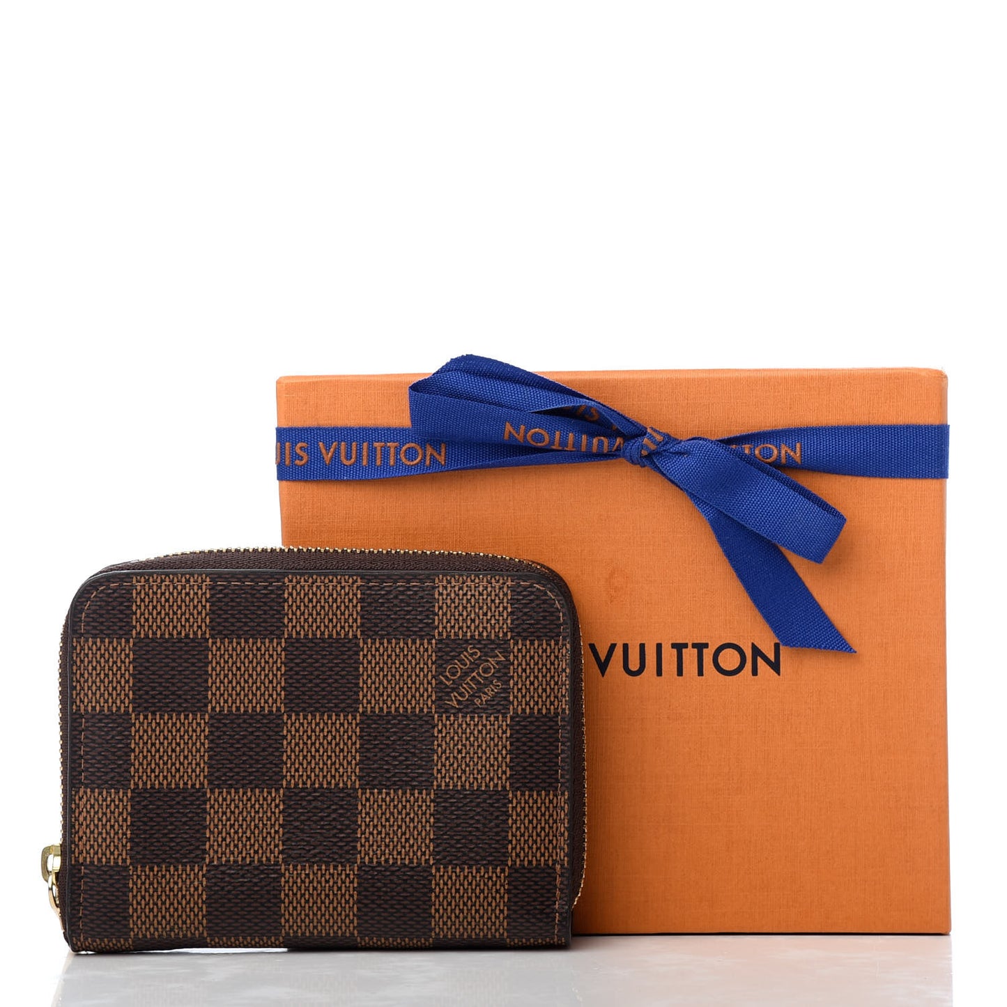 Damier Ebene Zippy Coin Purse