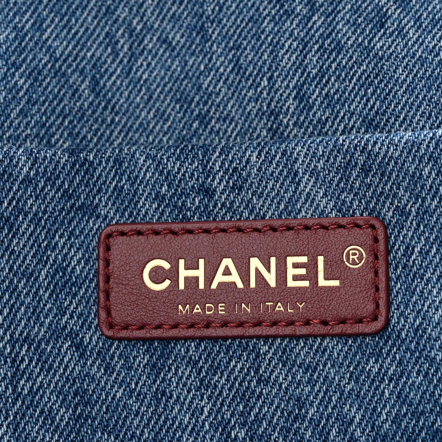 Denim Small Souplissimo Maxi Flap Blue