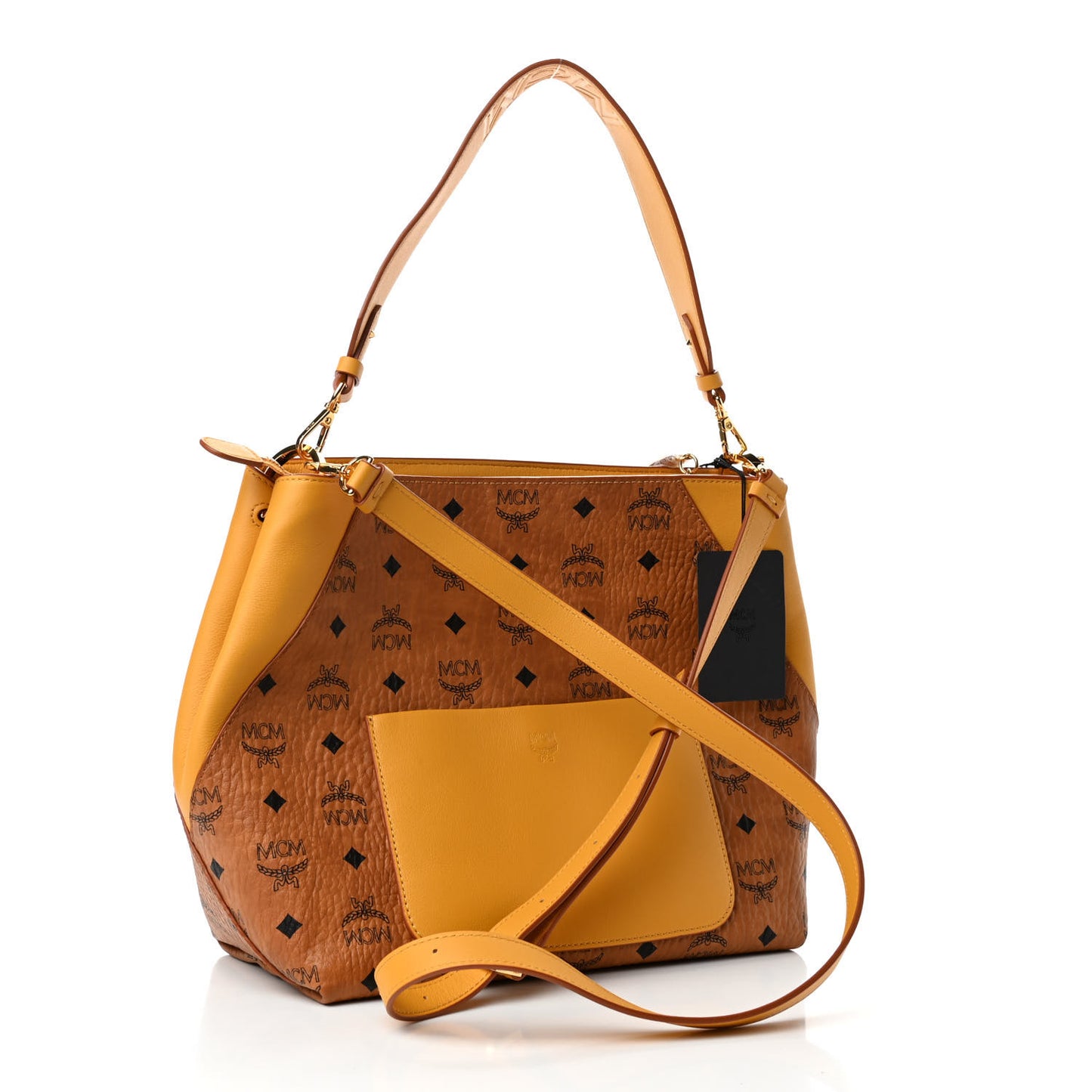 Visetos Medium Klara Hobo Cognac Yellow