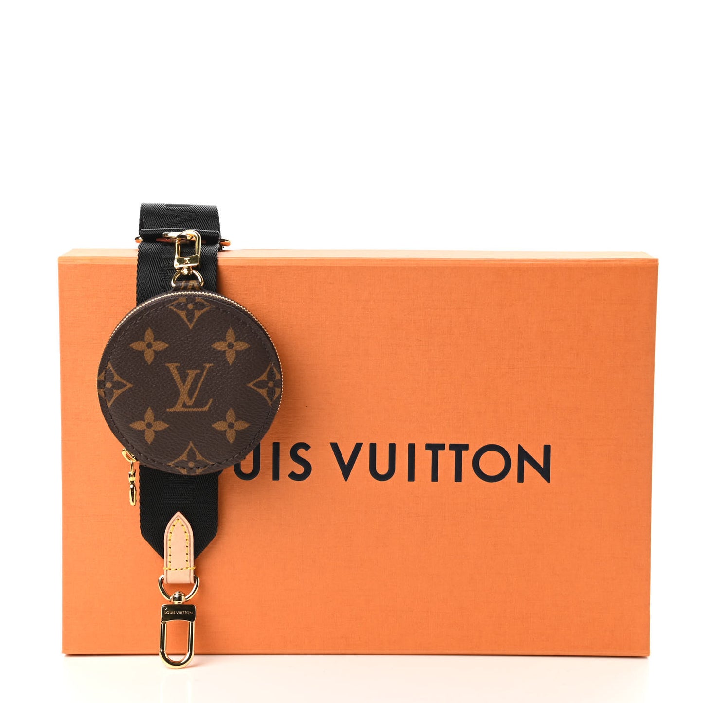 Monogram Multi Pochette Accessories Bandouliere Shoulder Strap Black