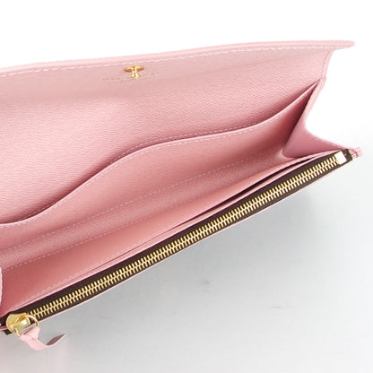 Louis Vuitton Damier Ebene Caissa Wallet Rose Ballerine 5 of 7