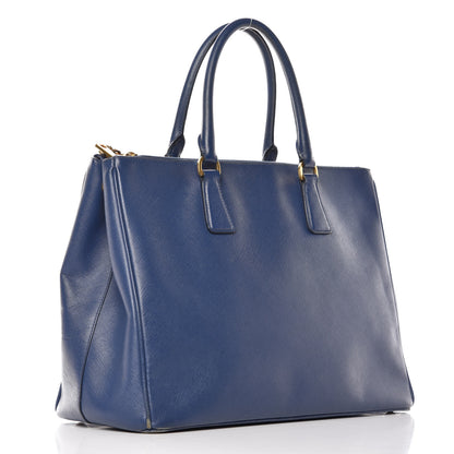 Prada Saffiano Medium Galleria Double Zip Tote Bluette 3 of 21