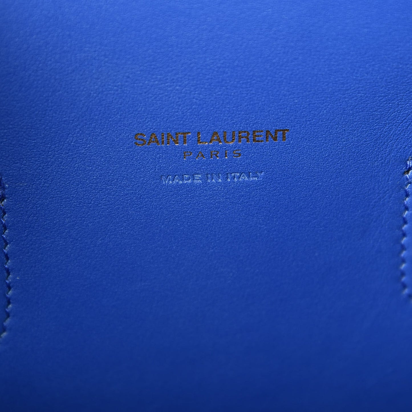 Calfskin Small Sac De Jour Black Royal Blue