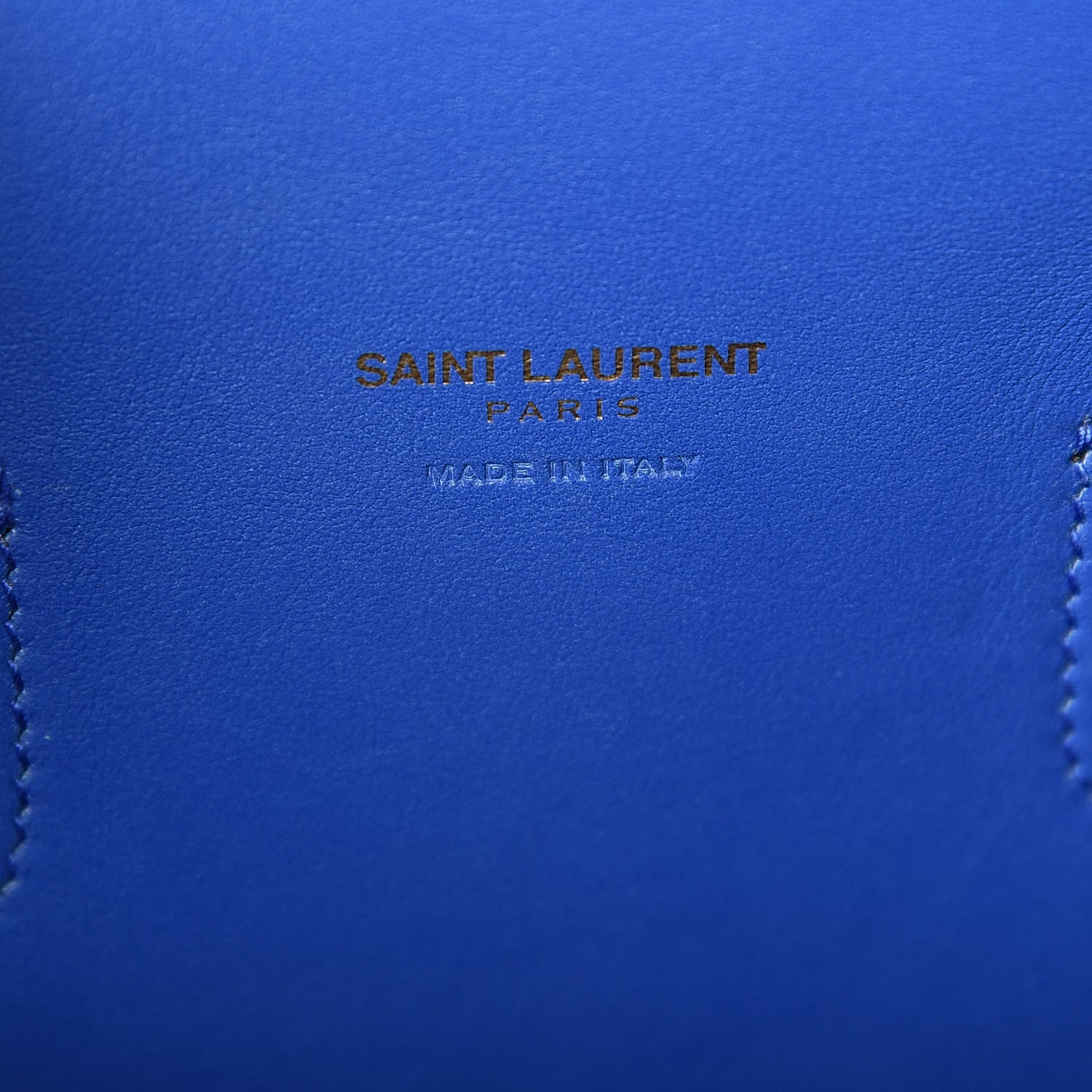 Saint Laurent Calfskin Small Sac De Jour Black Royal Blue 6 of 9