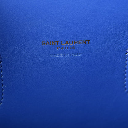 Saint Laurent Calfskin Small Sac De Jour Black Royal Blue 6 of 9