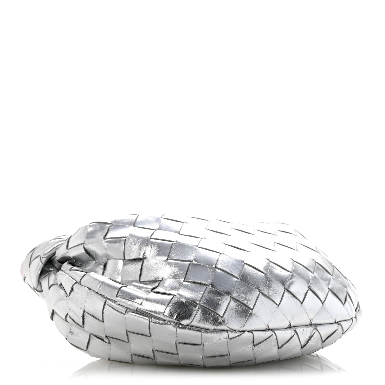 Bottega Veneta Metallic Nappa Intrecciato Mini Jodie Silver 4 of 11