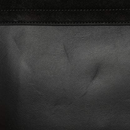 Chloe Suede Calfskin Medium Faye Shoulder Bag Black 10 of 12