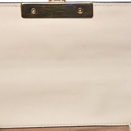 Gucci Calfskin Studded Small Padlock Shoulder Bag White 10 of 10
