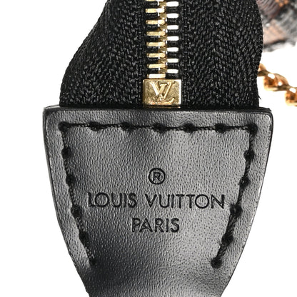Louis Vuitton Damier Paillettes Mini Pochette Accessories Black 6 of 9