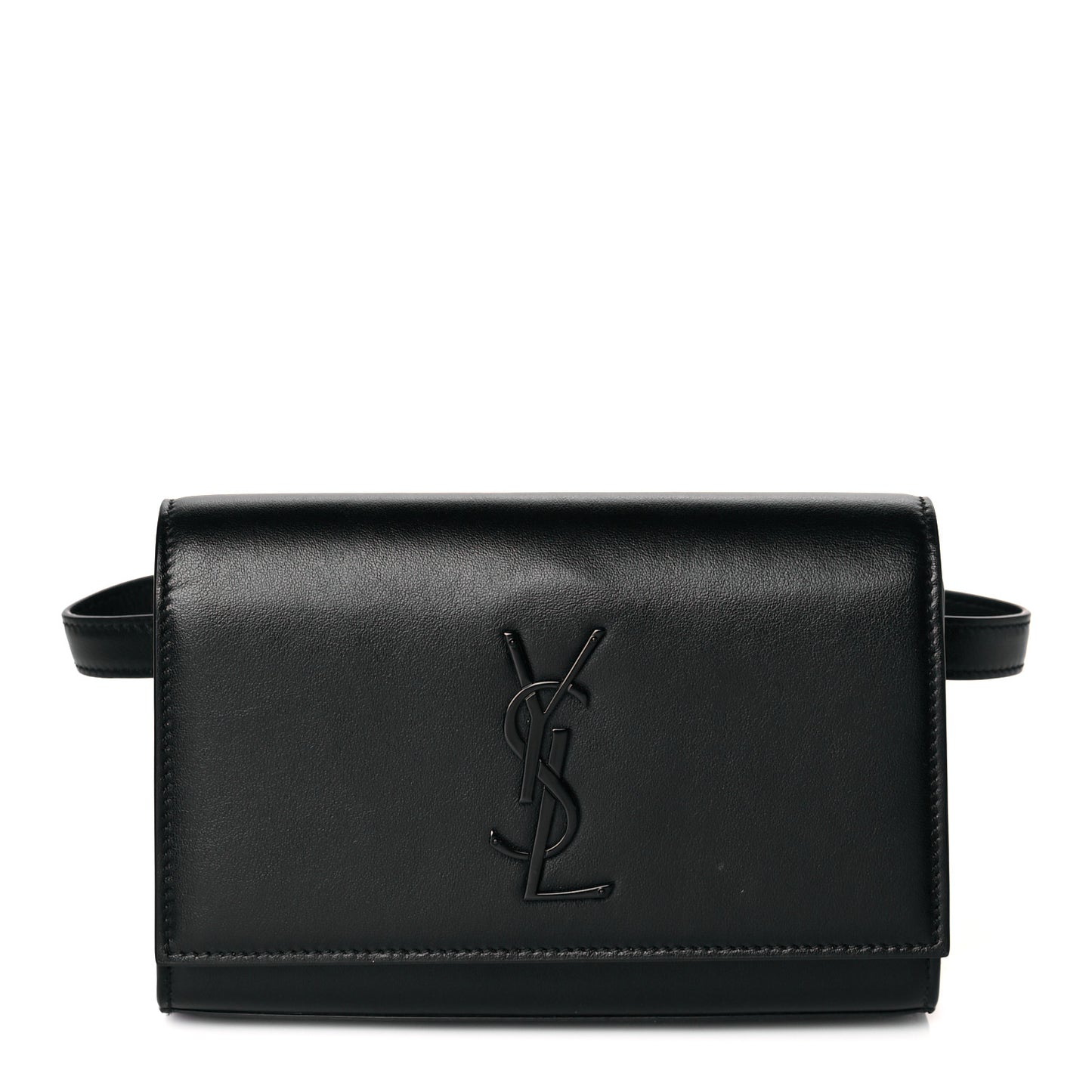 Smooth Calfskin Monogram Kate Belt Bag Black