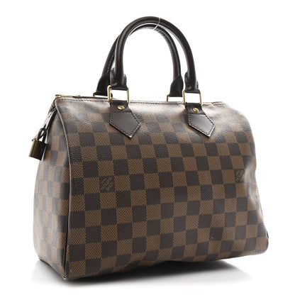 Louis Vuitton Damier Ebene Speedy 25 3 of 10