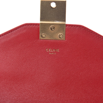 Celine Shiny Calfskin Medium C Bag Red 6 of 10