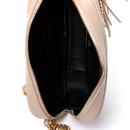 Saint Laurent Grain De Poudre Matelasse Monogram Mini Lou Camera Bag New Powder 4 of 4