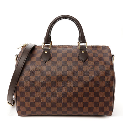 Louis Vuitton Damier Ebene Speedy Bandouliere 30 1 of 12