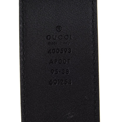Gucci Calfskin Double G 40mm Belt 95 38 Black 3 of 5