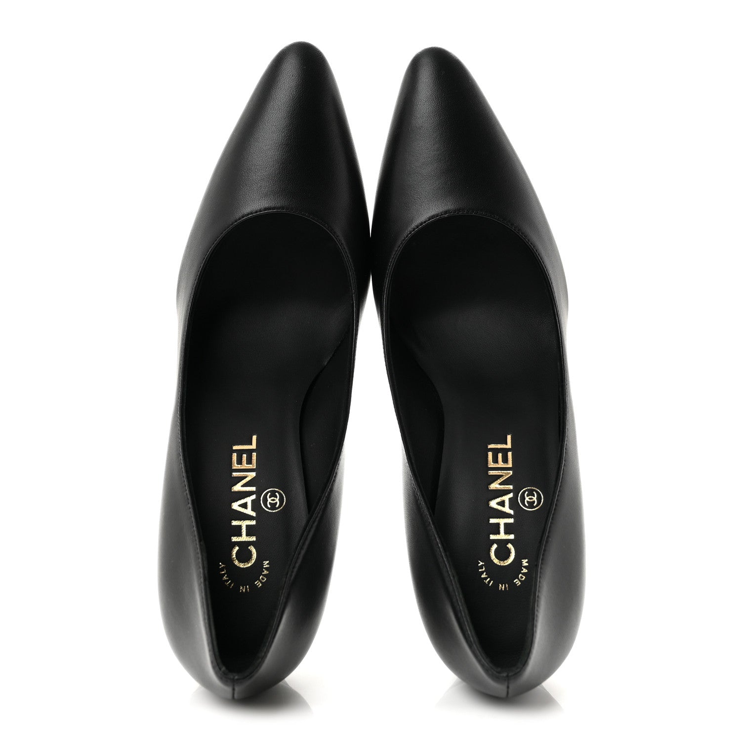 Chanel Lambskin Pumps 39 Black 2 of 10