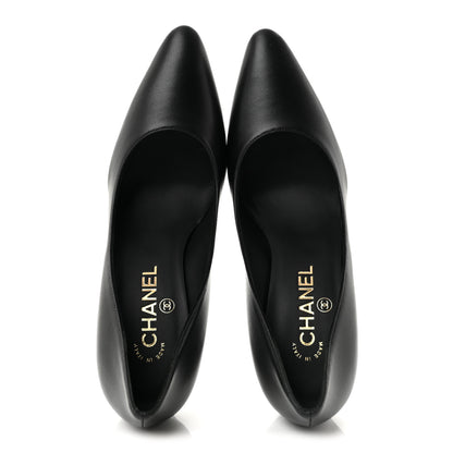 Chanel Lambskin Pumps 39 Black 2 of 10