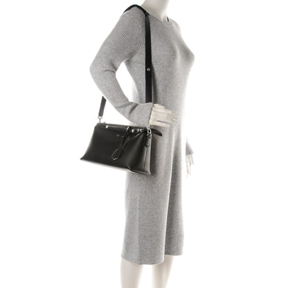 Fendi Vitello Dolce Medium By The Way Boston Bag Black 2 of 7