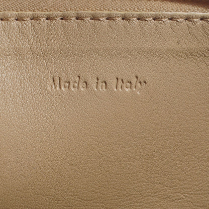 Celine Lambskin Bi-Color Solo Clutch Pouch Beige Butter 6 of 8